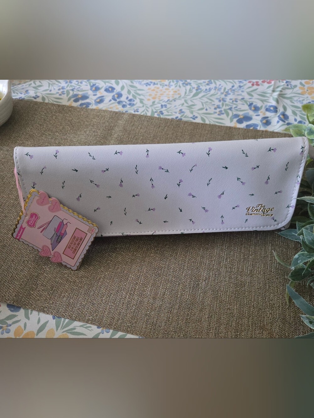 Vintage Floral Lavender Phone Case Wallet - Vintage Collection